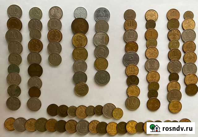 Коллекция монет 100 штук Елизово - изображение 1
