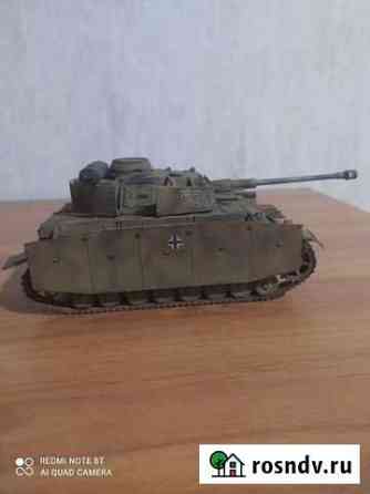Готовая модель танка PZ-4 в масштабе 1:35 Самара