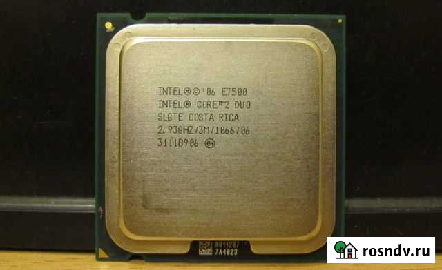 Процессор s775 e7500 Intel Core2Duo Омск - изображение 1