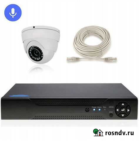 Комплект видеонаблюдения PST IPK01AHM-POE Калининград - изображение 1
