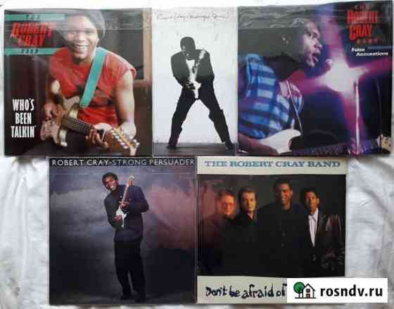 Виниловые пластинки Robert Cray. Steve Ray Vaughan Новокузнецк