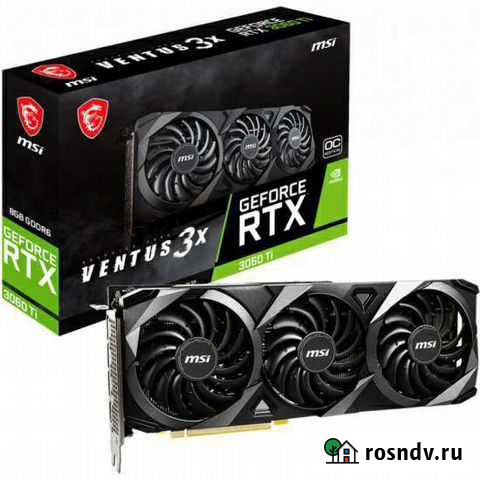 Видеокарта MSI GeForce RTX 3060 Ti LHR 8192Mb vent Краснодар - изображение 1
