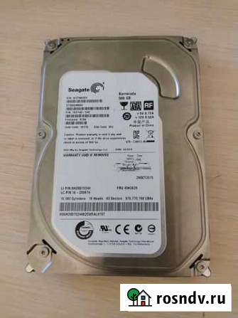 Жесткий диск Seagate 500гб Санкт-Петербург - изображение 1