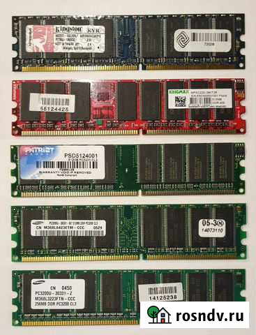 Модуль памяти DDR-400 4x512 Mb и 256 Mb Пермь - изображение 1