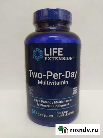 Витамины Two Per Day Life Extension 60 капсул Новосибирск - изображение 1