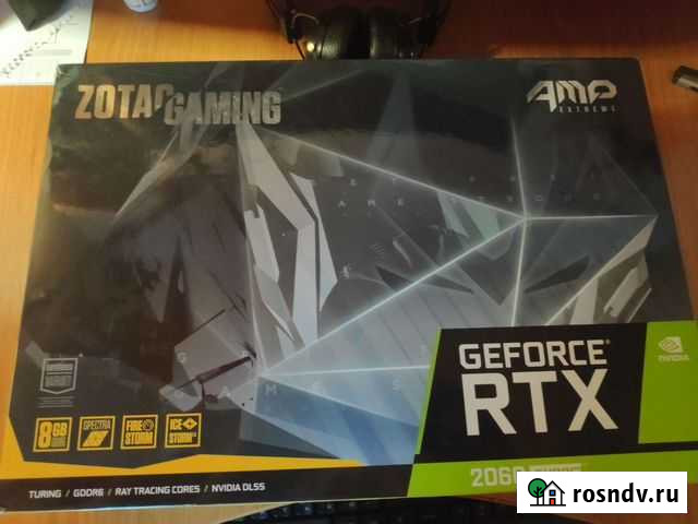 Видеокарта Zotac AMP Extreme RTX 2060 super Белебей - изображение 1