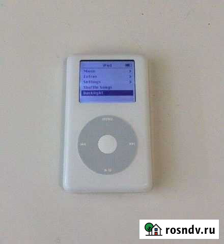 Apple iPod Classic 4th Generation White (20 GB) A1 Мурино - изображение 1