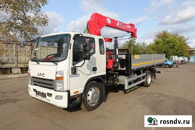 JAC N120 с КМУ, 2021 Москва - изображение 1