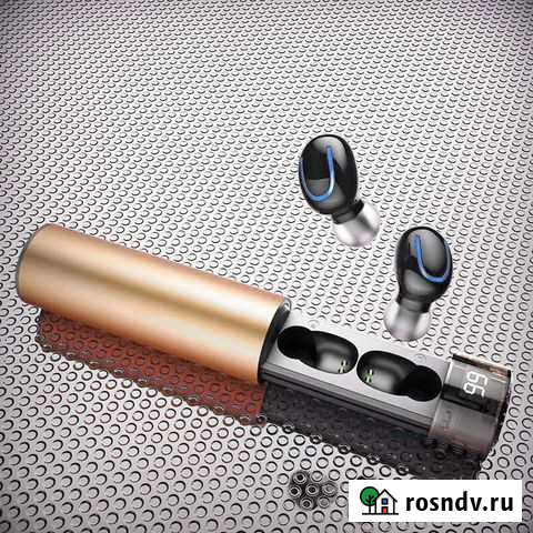 Наушники беспроводные HBQ-Q67 TWS Gold Красноярск - изображение 1