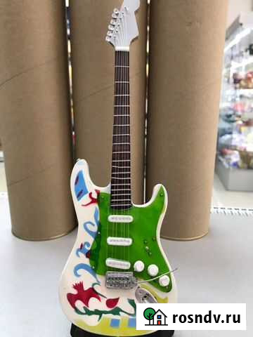 Гитара сувенир,копия ручная работа. Стив Вей Улан-Удэ - изображение 1