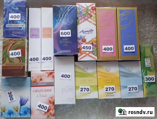 Женские туалетные водички avon и faberlic Железногорск - изображение 1