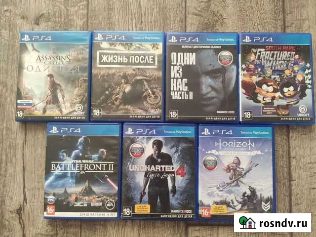 Uncharted 4, South park, Horizon, Assassins creed Дубовое - изображение 1