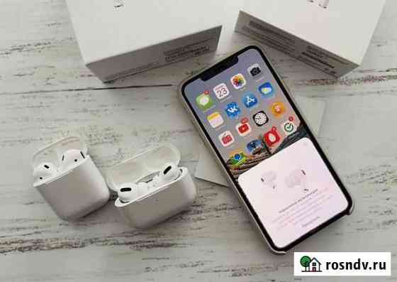 AirPods 2 / AirPods PRO + чехол (чип 2021г.) новые Владимир