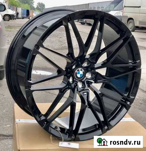 Кованые диски BMW X6M style R22 black edition Москва - изображение 1