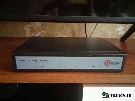 Абонентский голосовой шлюз Qtech QVI-2104 VoIP Gat Курган