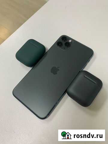 AirPods 2 Зеленые Матовые Оригинал Новосибирск - изображение 1