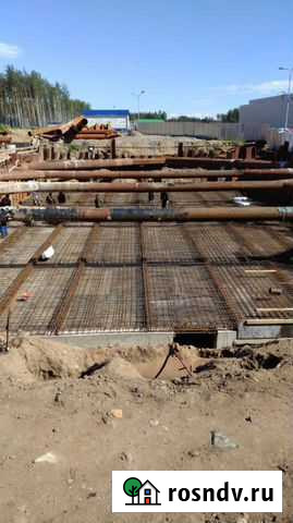 Монолитные работы - фундамент, заезд на участок, о Тосно - изображение 1