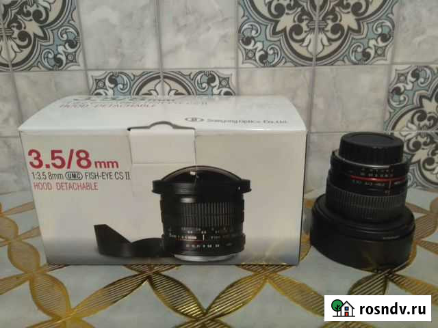 Объектив Nikon Samyang 8mm f/3.5 AS IF UMC Fisheye Умба - изображение 1