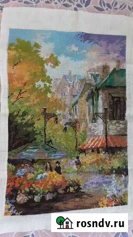 Картина ручная вышивка Хабаровск - изображение 1