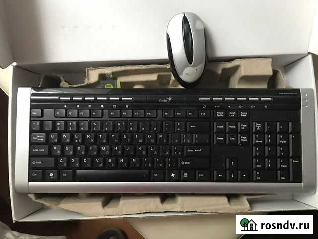 Беспроводная клавиатура + мышь Genius Slimstar 600 Тула - изображение 1