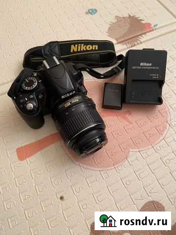 Зеркальный фотоаппарат Nikon d3100 Солнечногорск - изображение 1