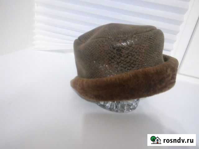 Шапка женская р. 59-60 из овчины Иваново - изображение 1