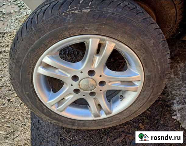 Продам 1 литой диск R15 на летней резине Смоленск - изображение 1