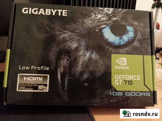 Видеокарта GT 710 gddr5 1GB Бийск - изображение 1
