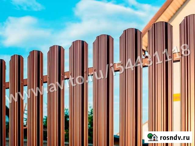 Штакетник металлический от завода-производителя Калининская - изображение 1