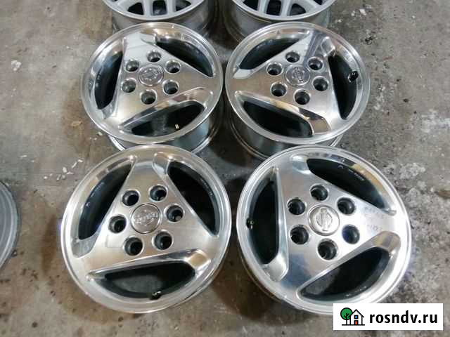 Nissan хром R15 6х139.7 с японии Белогорск - изображение 1