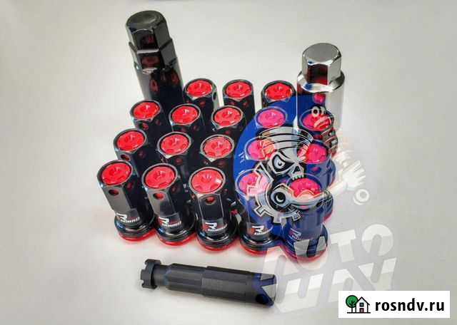 Гайки Max Guard Racing сталь M12*1.25-1.5 красные Новосибирск - изображение 1