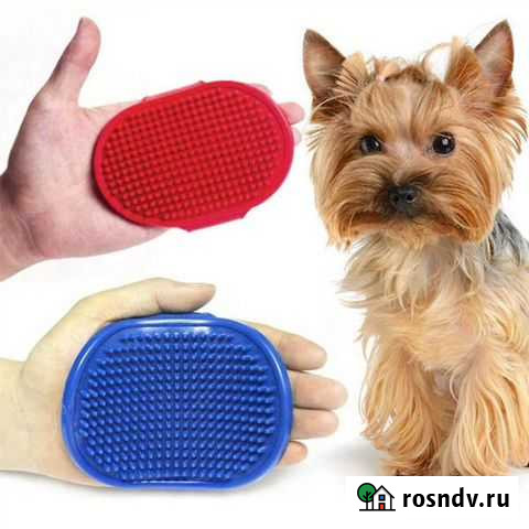 Щетка массажная на руку для вычесывания шерсти Чита - изображение 1