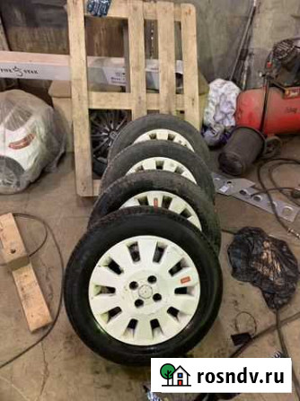 Колеса всборе с резиной r15 4x100 Пермь - изображение 1
