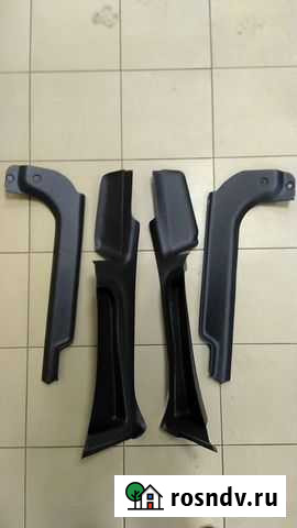 Накладки на ковролин порогов Ларгус 5 мест Ковров - изображение 1