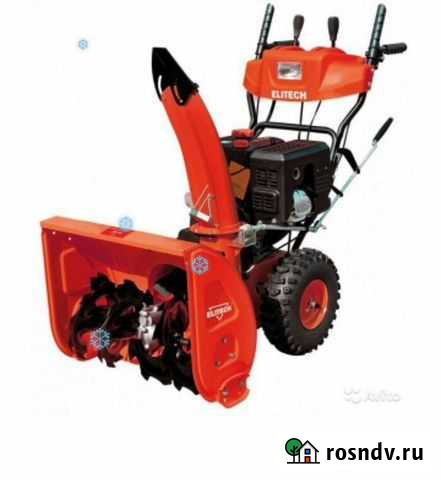 Снегоуборщик elitech см 7Э Москва - изображение 1