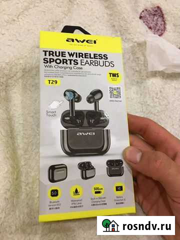 Беспроводные наушники Awei T 29 Красногвардейское - изображение 1