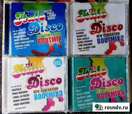 Italo disco New Generation Boot Mix #1-2-3-4-CD Анапа