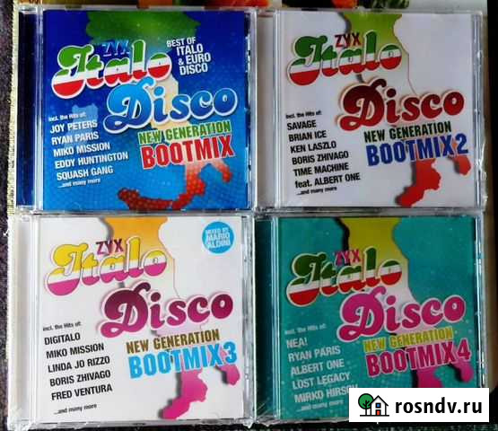Italo disco New Generation Boot Mix #1-2-3-4-CD Анапа - изображение 1