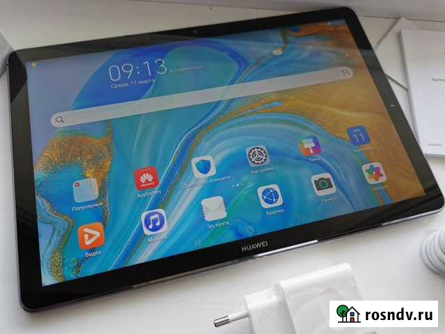 10.8 Планшет Huawei MediaPad M6 10 64 гб (серый) Хабаровск - изображение 1