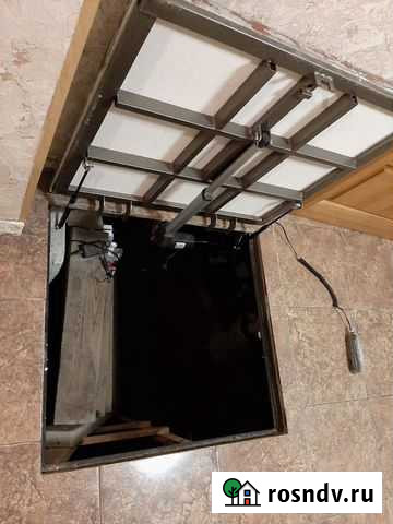 Люк невидимка в подвал на газовых амортизаторах Кинешма - изображение 1