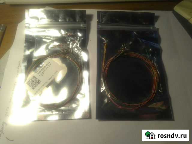 Струны для гитары (комплект 6шт) новые, цветные Калининград - изображение 1