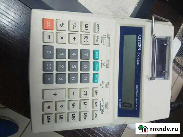 Citizen CX -123 ll Калькулятор с функцией печати Кемерово - изображение 1
