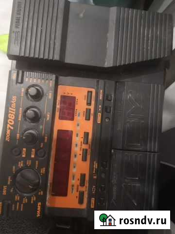 Гитарный процессор эффектов(Барабаны) Zoom 708 Bas Брянск - изображение 1