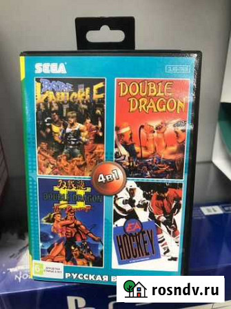 Sega 04в1 SM-038 AA-4104 BareKnuckle DoubleDragon1 Кострома - изображение 1