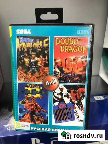 Sega 04в1 SM-038 AA-4104 BareKnuckle DoubleDragon1 Кострома - изображение 1