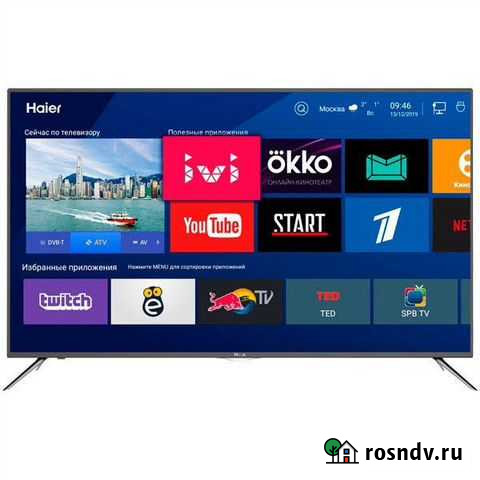 Продам телевизор haier Ultra hd 4K LED 43 smart tv Павловский Посад - изображение 1