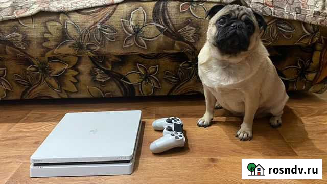 Sony Playstation 4 slim 500 gb White. Обмен Кемерово - изображение 1