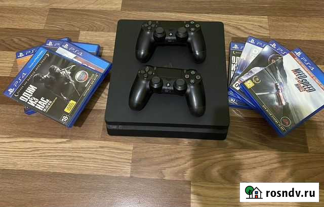 Sony PS4 полный комплект идеальное состояние Красноярск - изображение 1