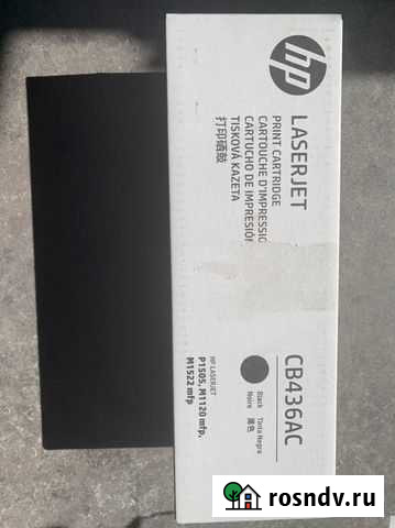 Картридж CB436aс Заречный - изображение 1