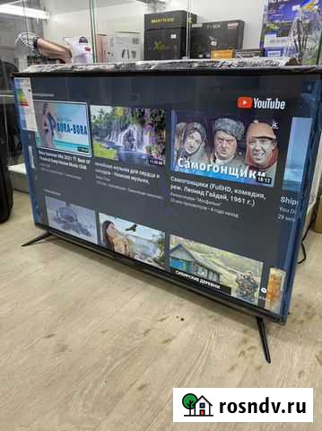 Телевизор smart tv 42 4k wifi android (гарантия, н Владимир - изображение 1